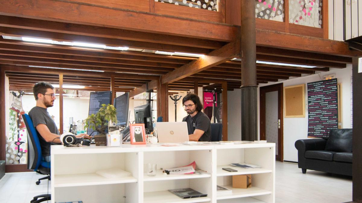 Una toma de el espacio de coworking.