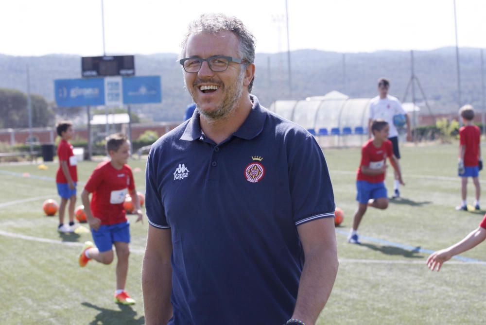 Jordi Guerrero al campus del Girona FC