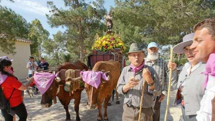 Con carretas a la romería de San Isidro