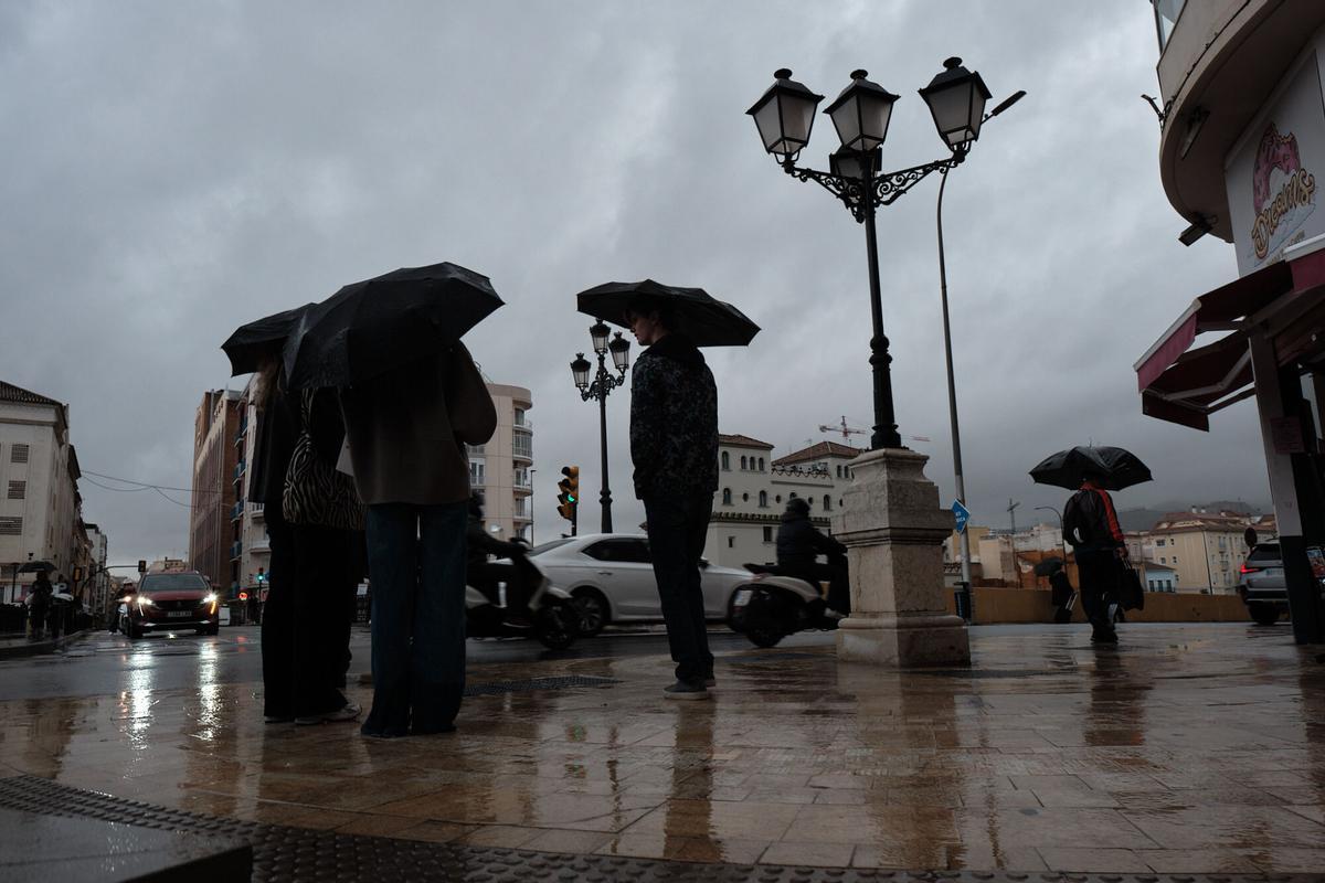 Así ha sido el paso de la borrasca Marta por Málaga capital Así ha sido el paso de la borrasca Marta por Málaga capital