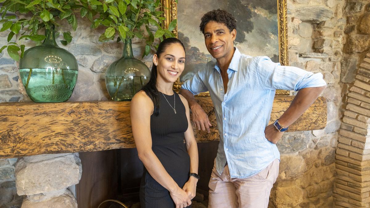 Els ballarins Laura Rodríguez i Carlos Acosta a l'Hotel Peralada