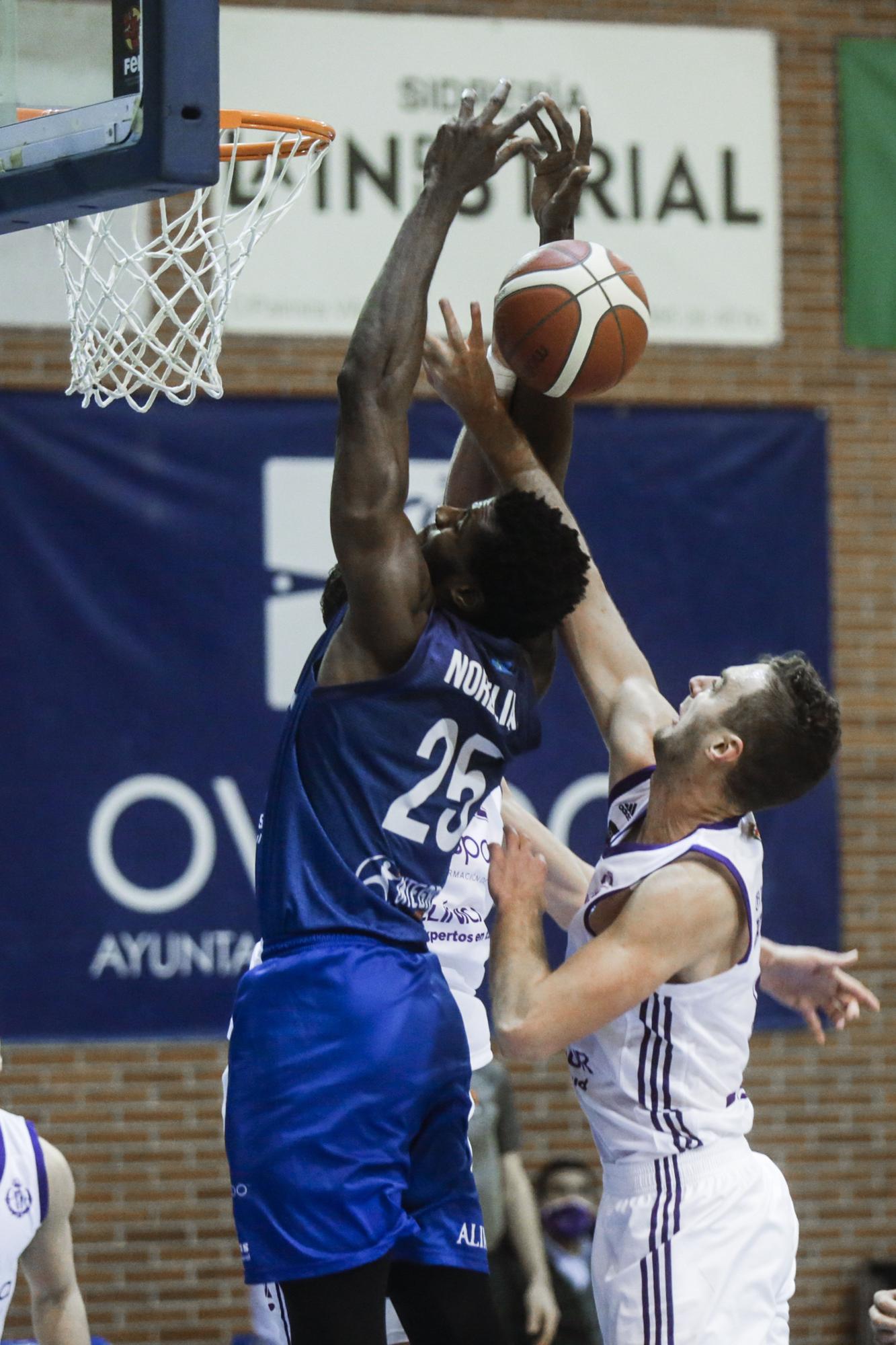 Victoria (83-78) del Liberbank Oviedo Baloncesto ante el potente Valladolid