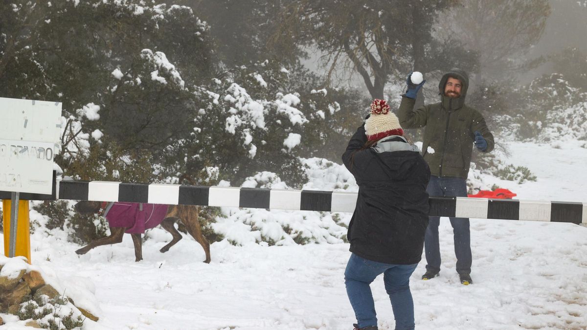 Nieve en Alicante: las estampas más esperadas en invierno