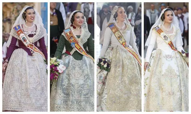 Falleras Mayores en la Ofrenda de 2026 (Día 17 de marzo - 2/4)