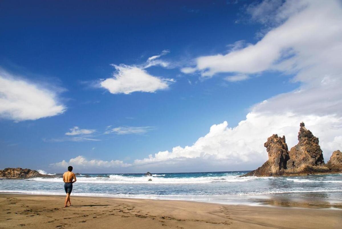 Playa de Benijo en Santa Cruz de Tenerife.