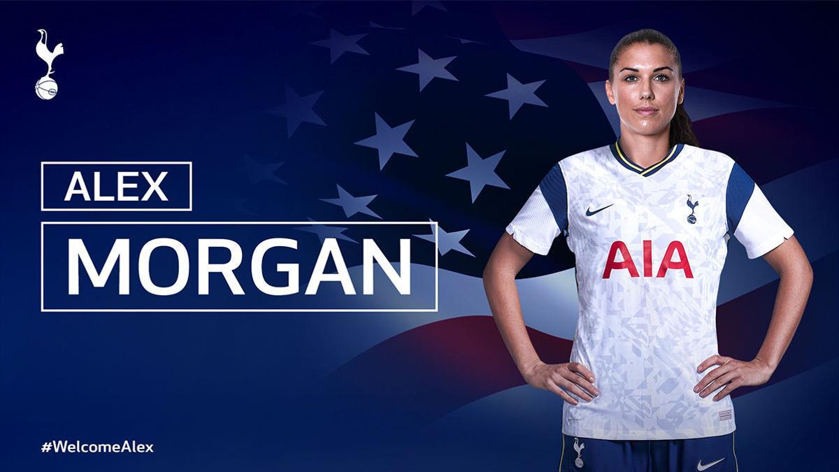 Así ha anunciado el Tottenham el fichaje de Alex Morgan