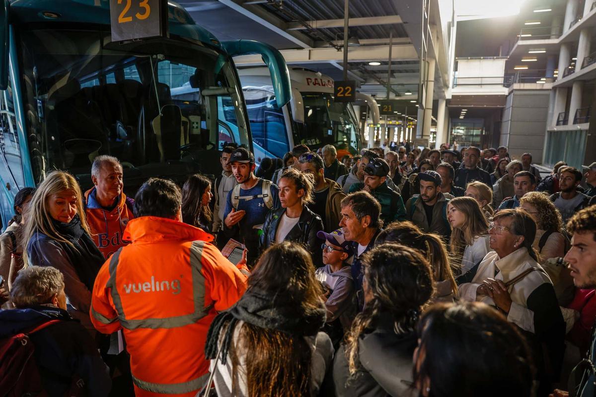 Kaos el tercer día de huelga del handling de Iberia