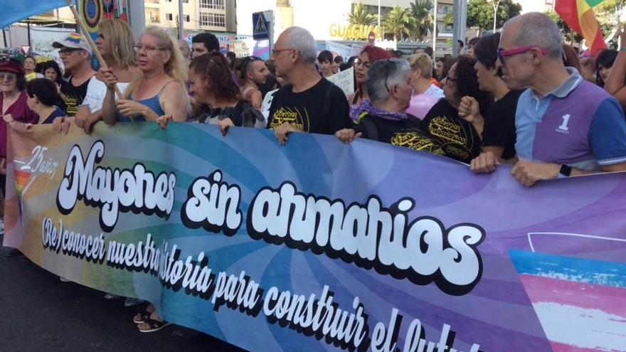 Manifestación del Orgullo LGTBi en la capital grancanaria