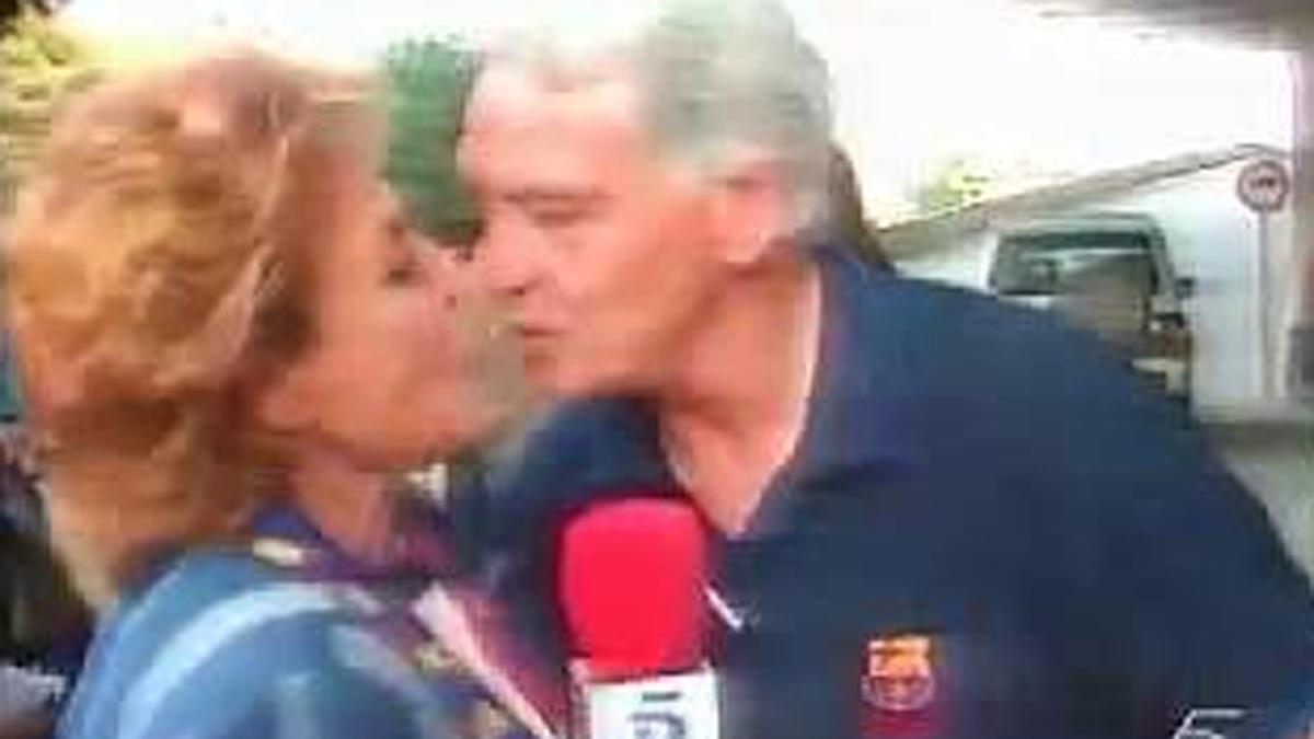 El beso entre Carmen Sevilla y Robson