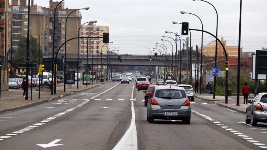 La avenida Cataluña de Zaragoza.