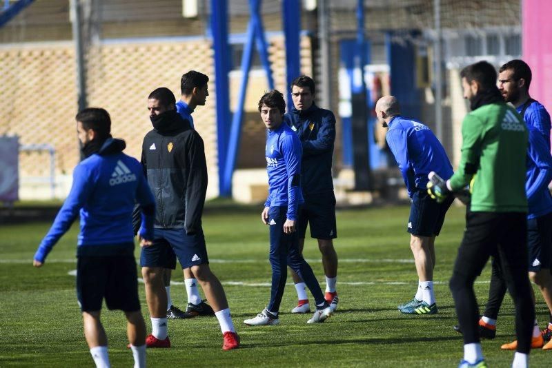 Entrenamiento del Real Zaragoza 24/2/2018