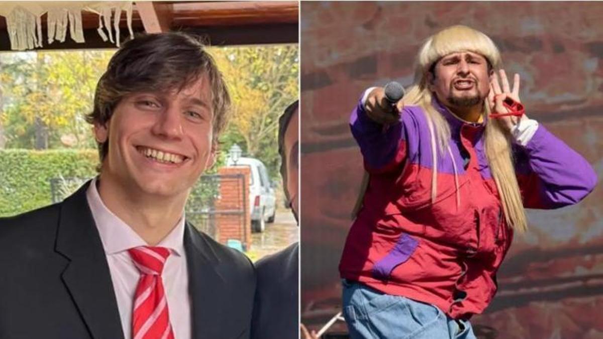 A l’esquerra, el youtuber Gaspi, i a la dreta, el cantant Oliver Tree