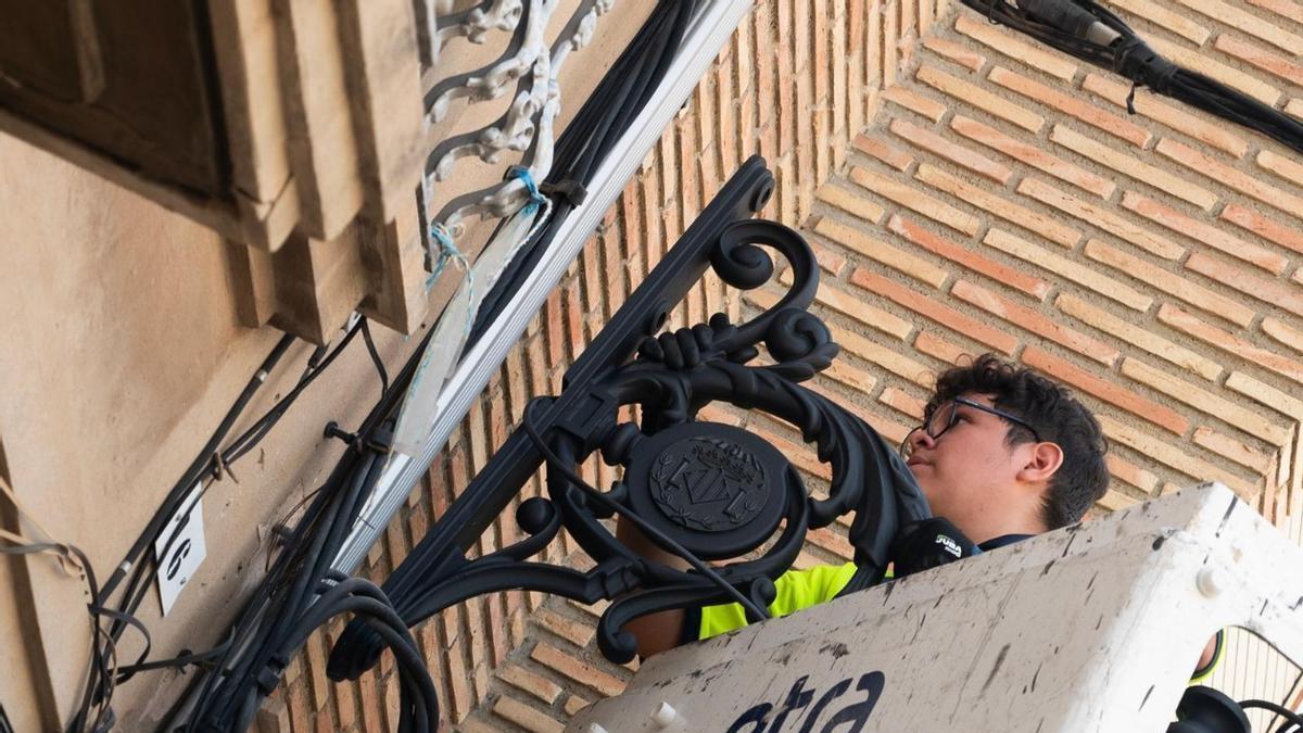 Renovación del alumbrado público en las pedanías de València afectadas por la dana