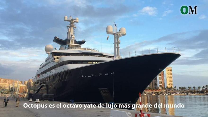 Así es el Octopus, el mega yate atracado en el Muelle 2