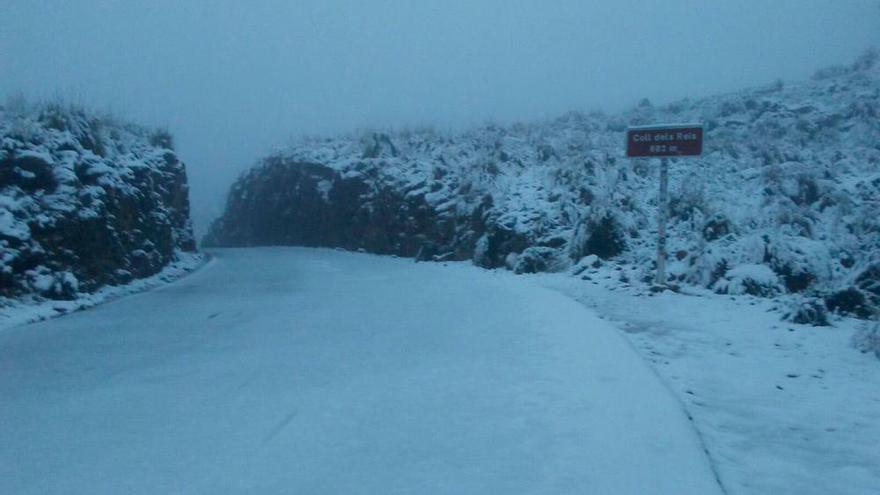 Nieve en la Serra de Tramuntana