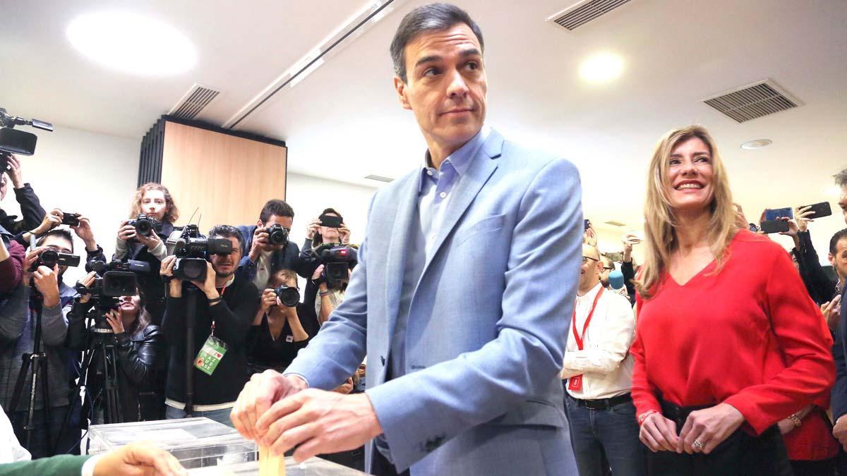 Elecciones 28-A. Pedro Sánchez espera una "mayoría sólida" y un gobierno estable