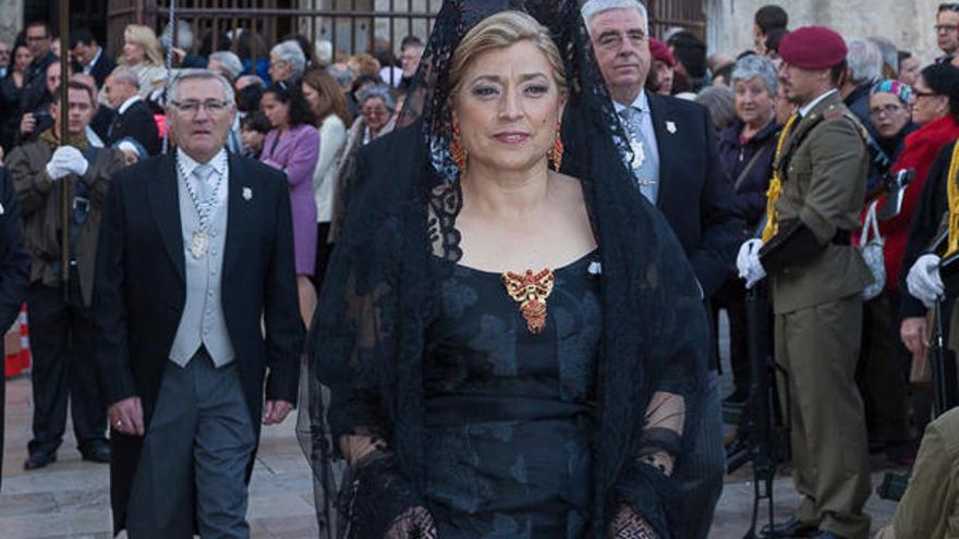 María Falcón es elegida clavariesa entre la división de los altares por el nuevo sistema
