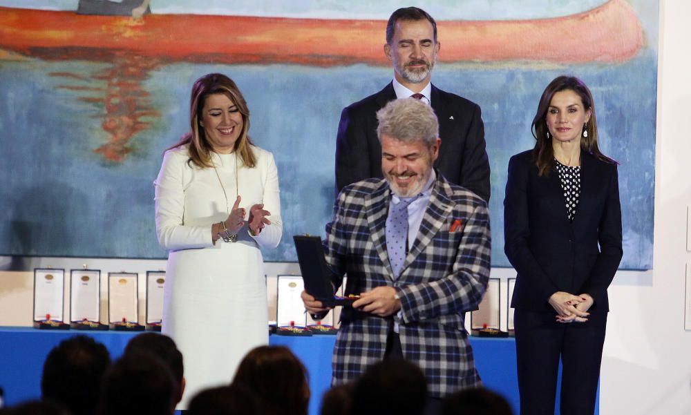 Los Reyes de España presiden la entrega de las distinciones que otorga el Ministerio de Cultura, correspondientes a 2016. José Coronado, Ricardo Darín, El Julio, Pedro Subijana o el Orfeón Donostiarra, entre los premiados.