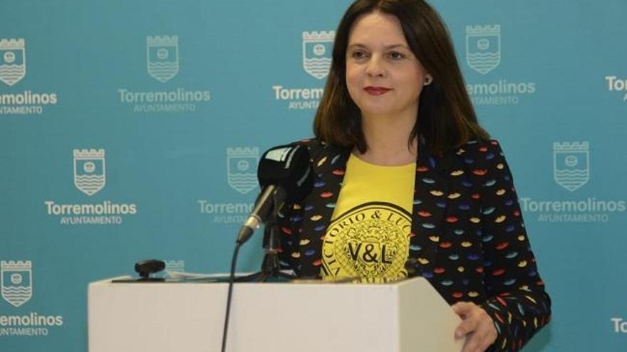 La edil delegada de Hacienda en el Ayuntamiento de Torremolinos, Maribel Tocón, ayer.