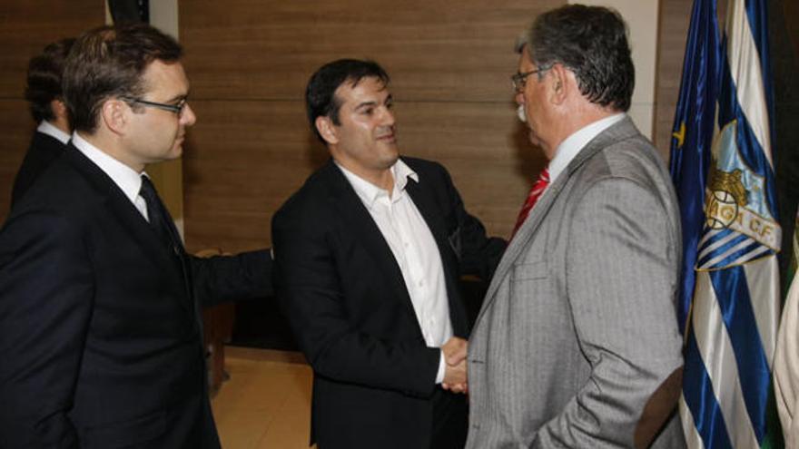 Novo, Casado y Aguilar en una reciente reunión.
