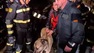 Borrasca Leonardo: La Guardia Civil y la UME rescata y evacúa a personas y animales durante la noche