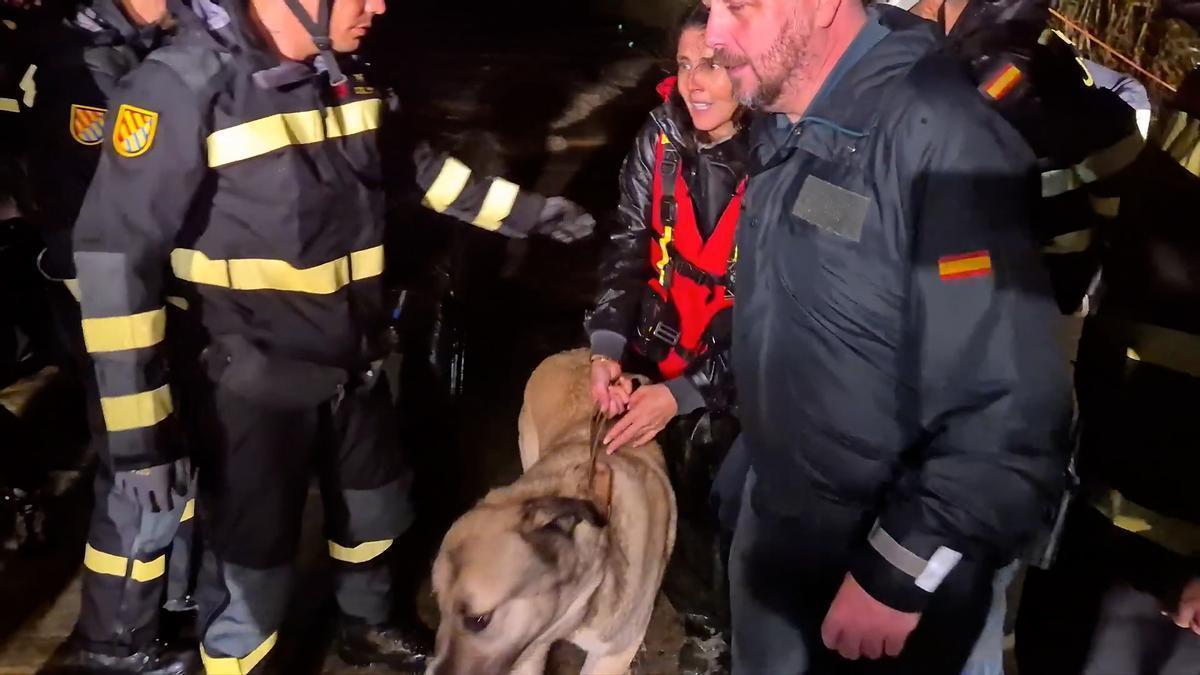 Borrasca Leonardo: La Guardia Civil y la UME rescata y evacúa a personas y animales durante la noche