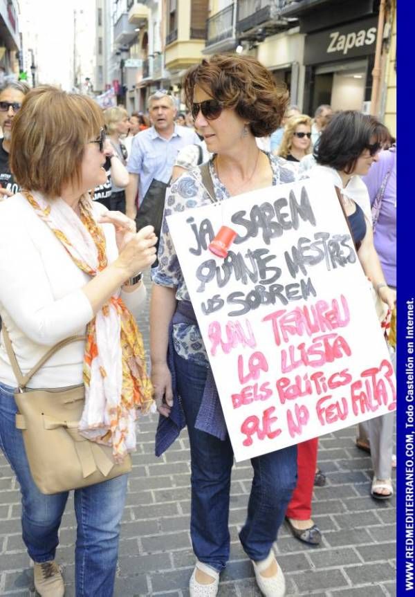 CASTELLÓN SALE A LA CALLE EN PRO DE LA EDUCACIÓN