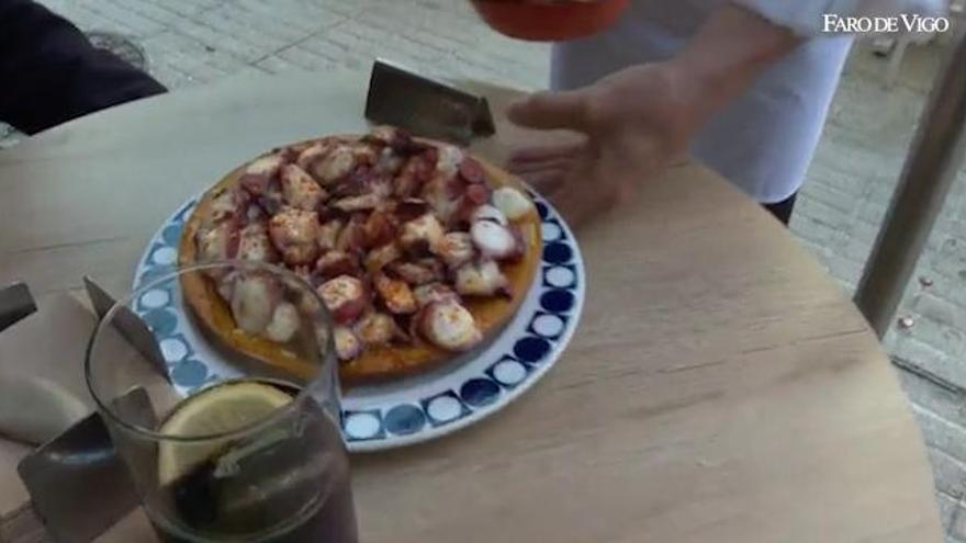 Acopio de pulpo gallego por la veda de la pesca