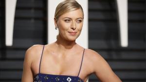 Maria Sharapova en la fiesta de los Oscars organizada por Vanity Fair.