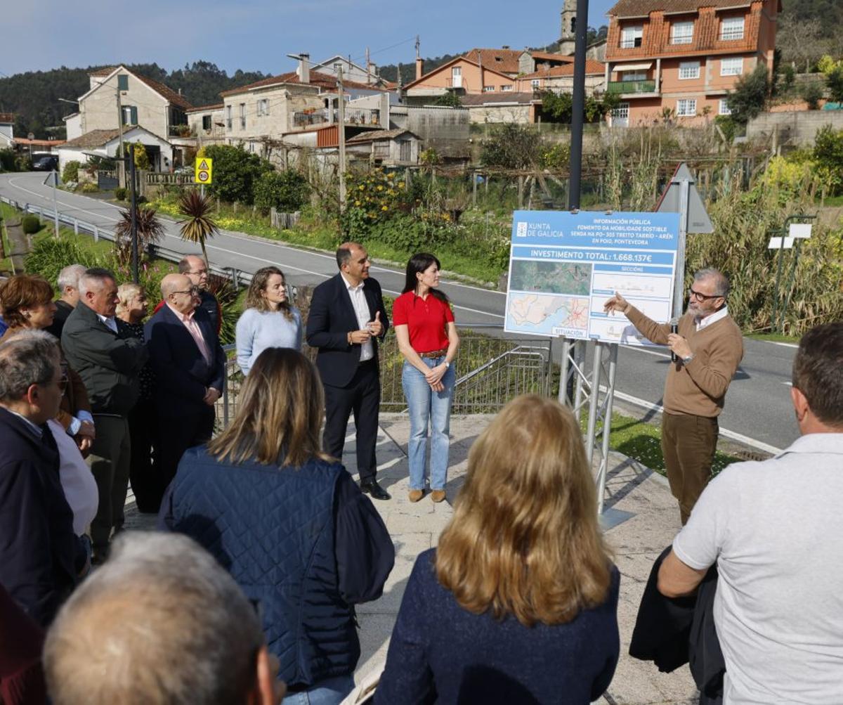 Presentación del proyecto, ayer en Samieira. | FDV