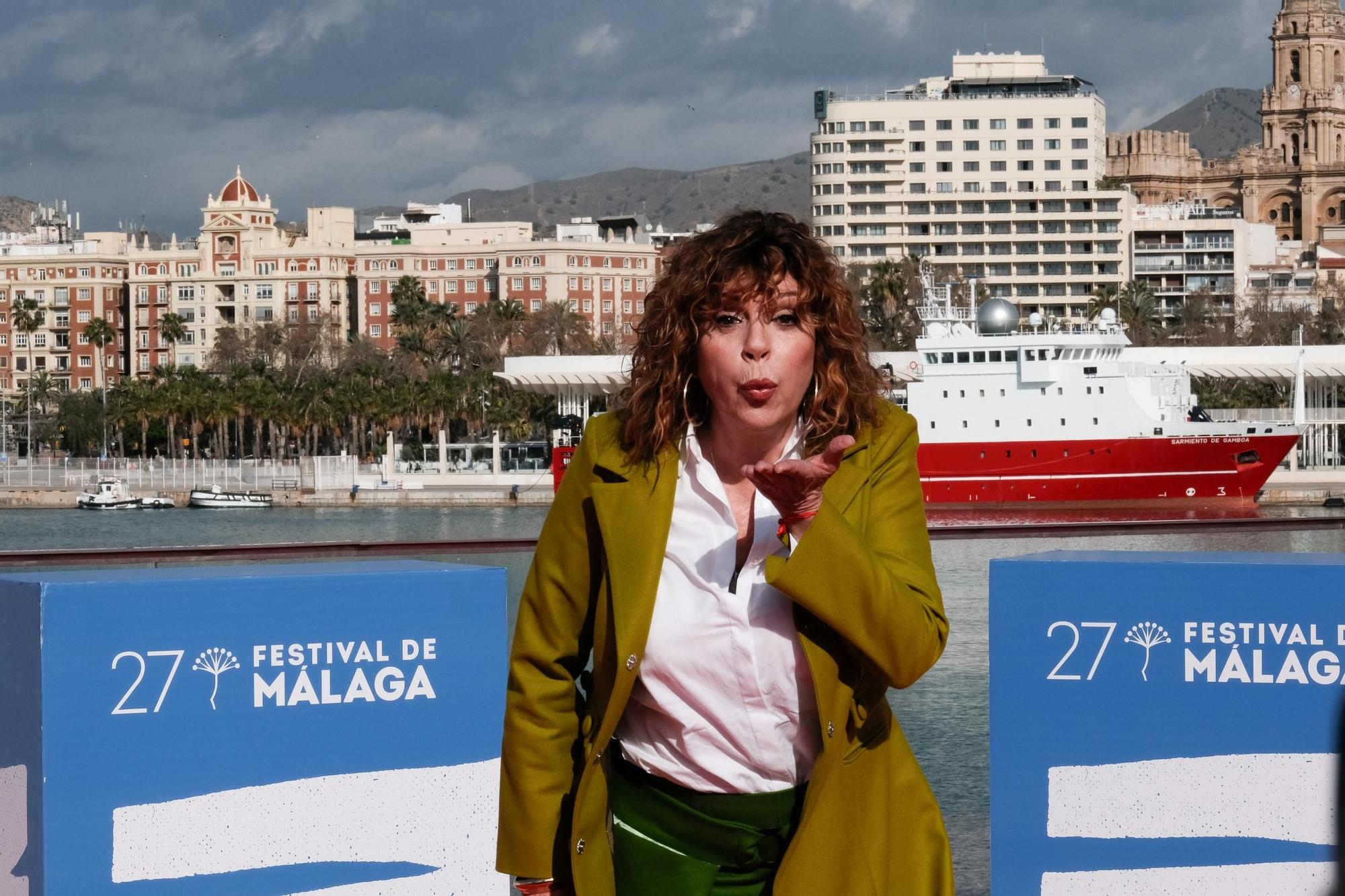 Photocall de la serie 'Eva & Nicole', en el Festival de Málaga 2024.