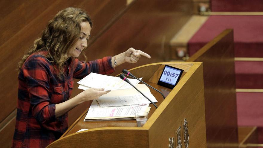 Carolina Punset, hoy en las Corts.