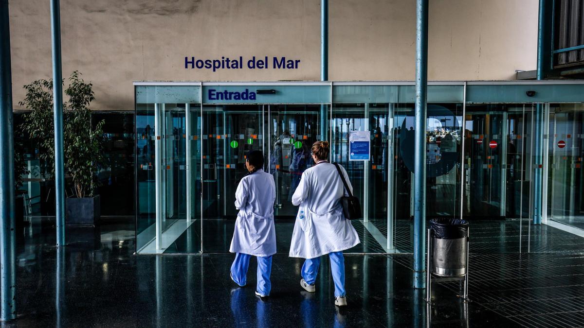Entrada del Hospital del Mar de Barcelona.