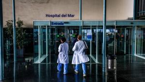 Entrada del Hospital del Mar de Barcelona.