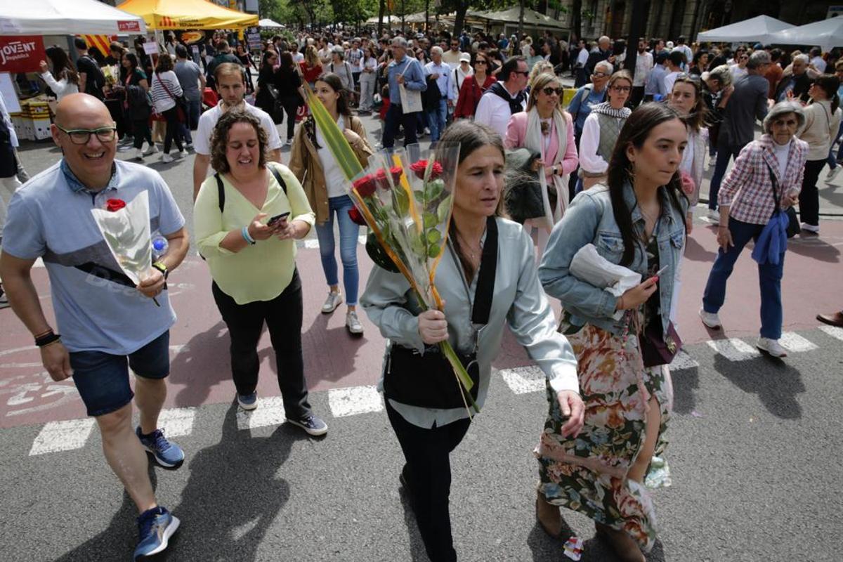 Sant Jordi de récord en Barcelona