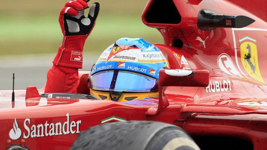 Fernando Alonso, en Montmeló.