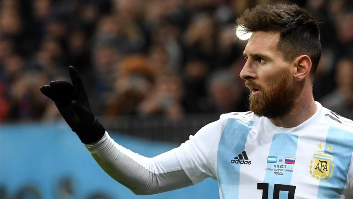 Messi, el líder de Argentina