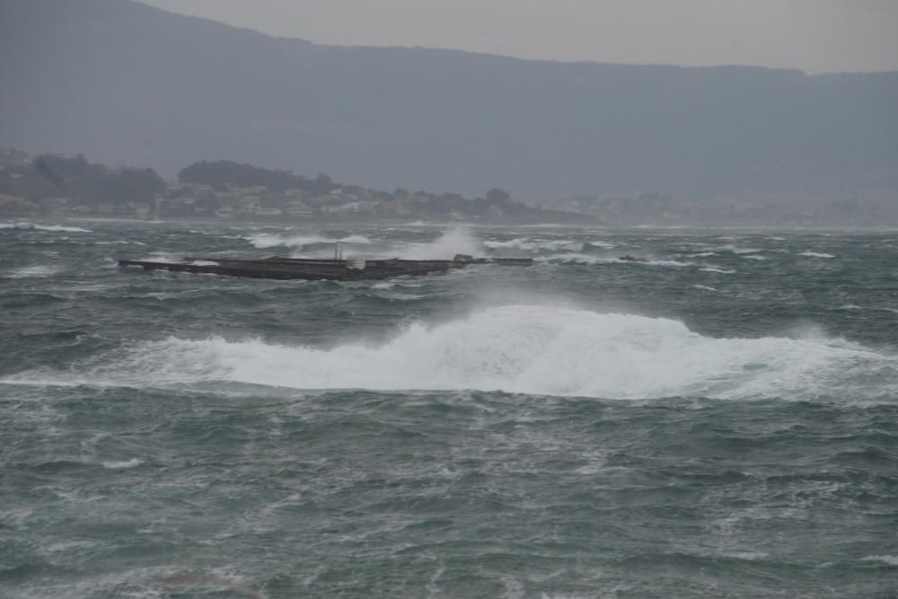 Temporal en la costa de Galicia