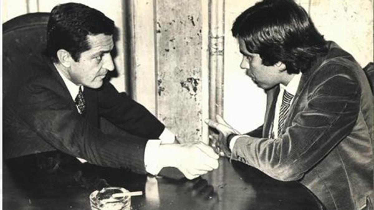 Adolfo Suárez y Felipe González, en una imagen de archivo.