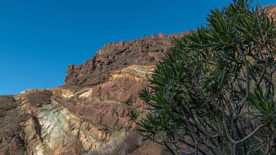 Así están los charcos y caideros de los Azulejos en Veneguera