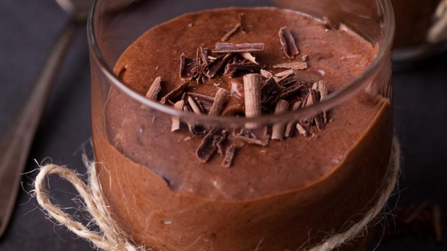 Pudding de chocolate.