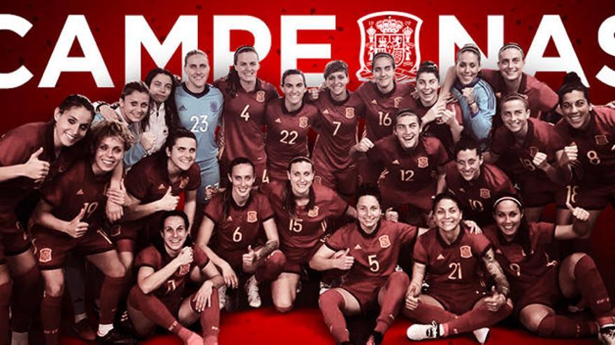 España, campeona de la Cyprus Women&#039;s Cup.