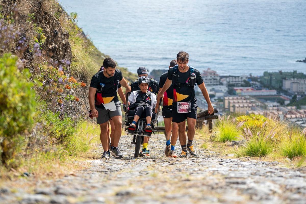 Joelette Abian San Gil en Transvulcania 2025