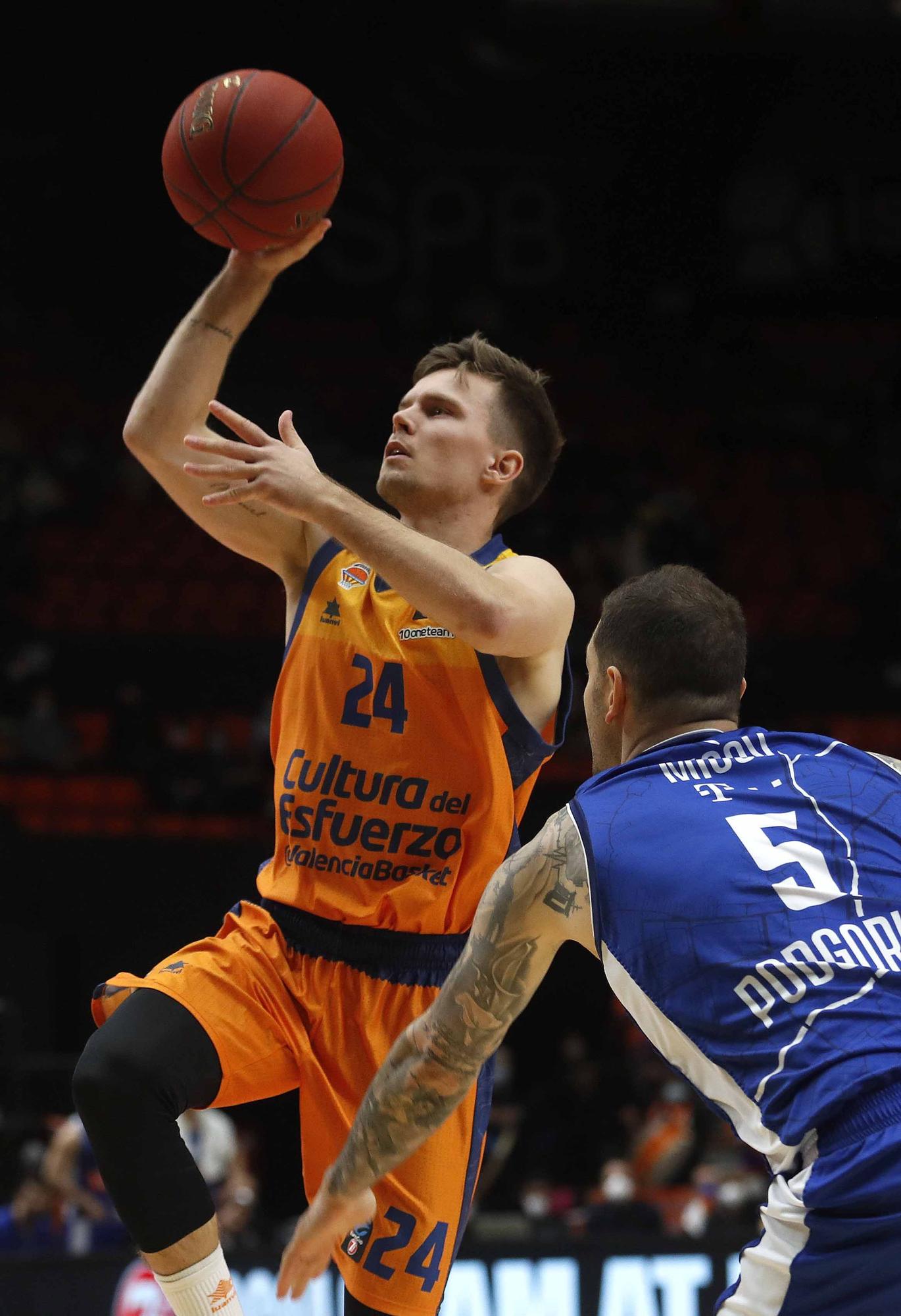 La  victoria de Valencia Basket ante el Buducnost