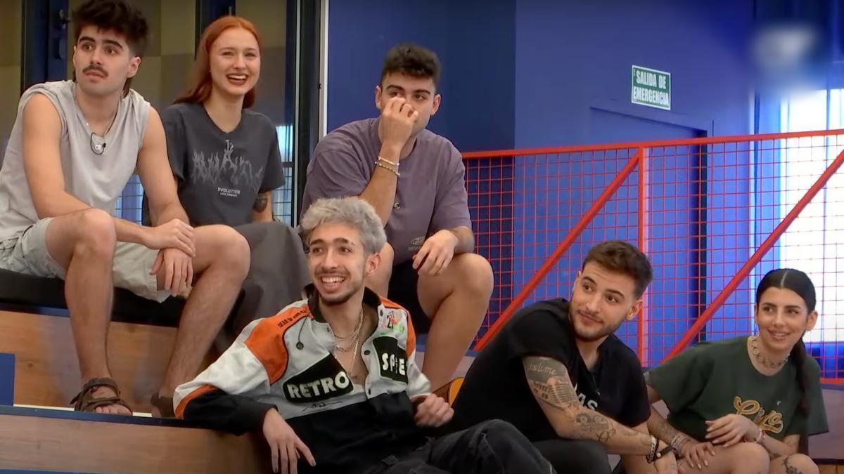 Los finalistas de OT2023 durante el reparto de temas de la gala final