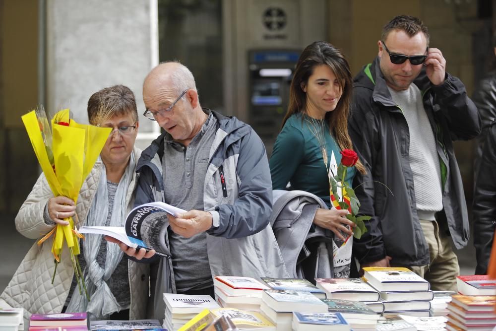 Diada de Sant Jordi 2019 a Girona.