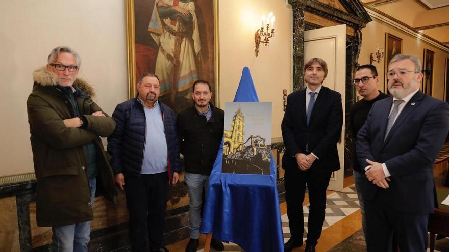 Cuenta atrás para la Semana Santa de Oviedo, que ya tiene cartel dedicado a las costaleras