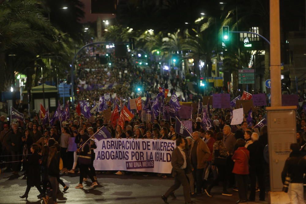 Manifestación del 8M en Alicante