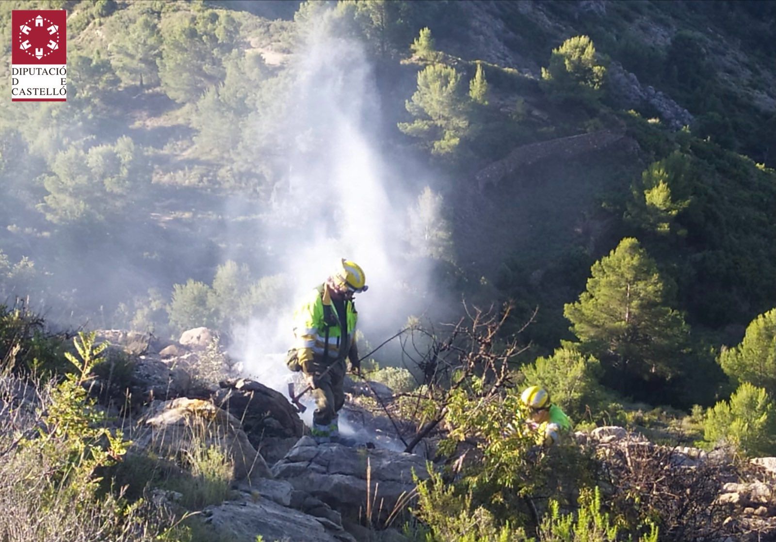 Controlado un incendio en el Desert de les Palmes