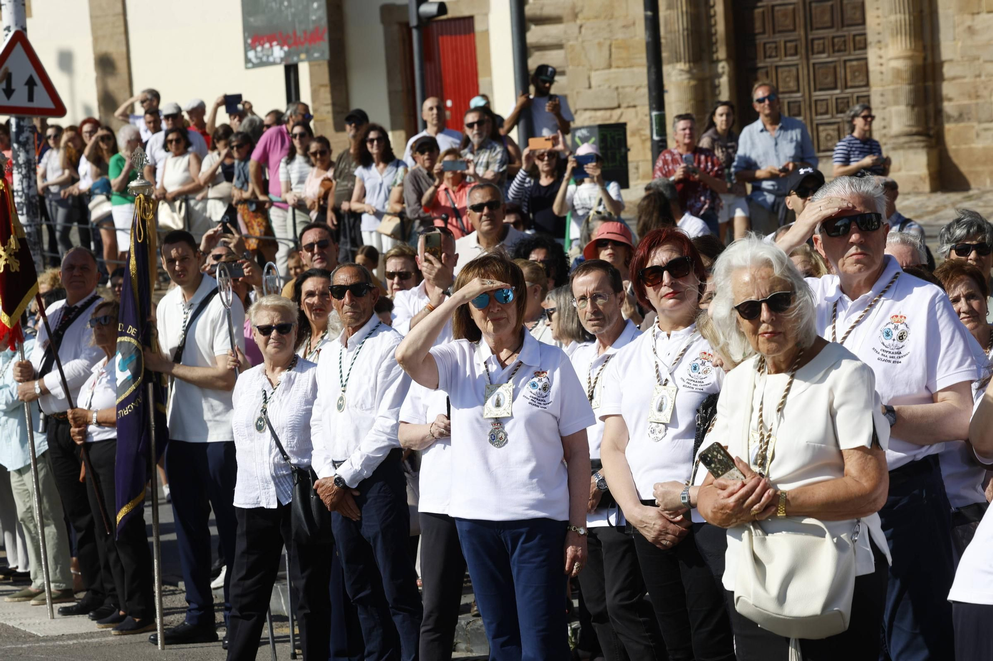 En imágenes: así fue la procesión marinera del Carmen en Gijón